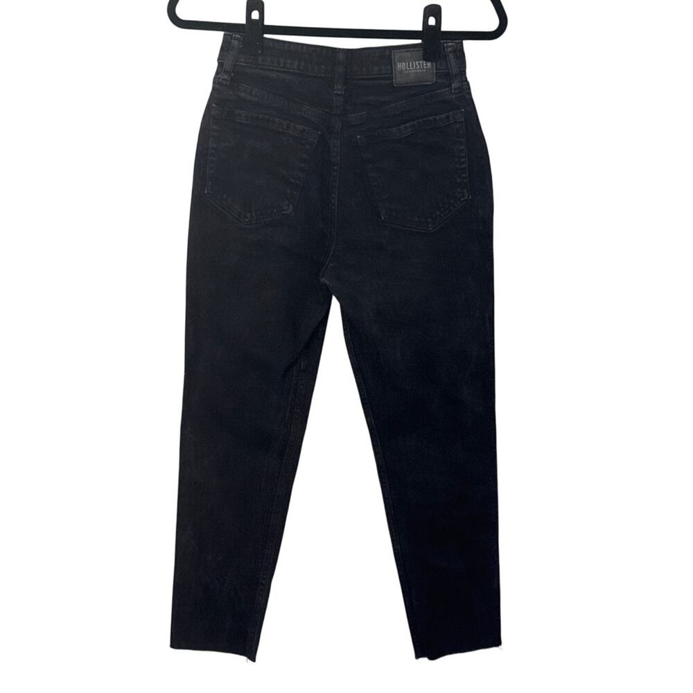 Hollister Ultra High‎ Rise Mom Jeans Washed Black Size 3R - Picture 5 of 14